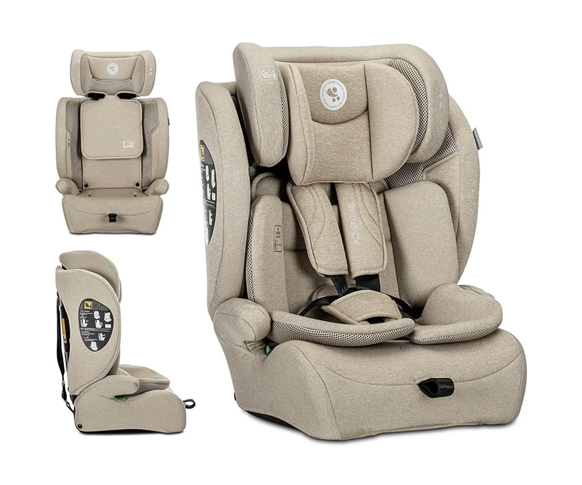 Lorelli Стол за кола Adventure i-Size 76-150 см Beige 1бр/каш