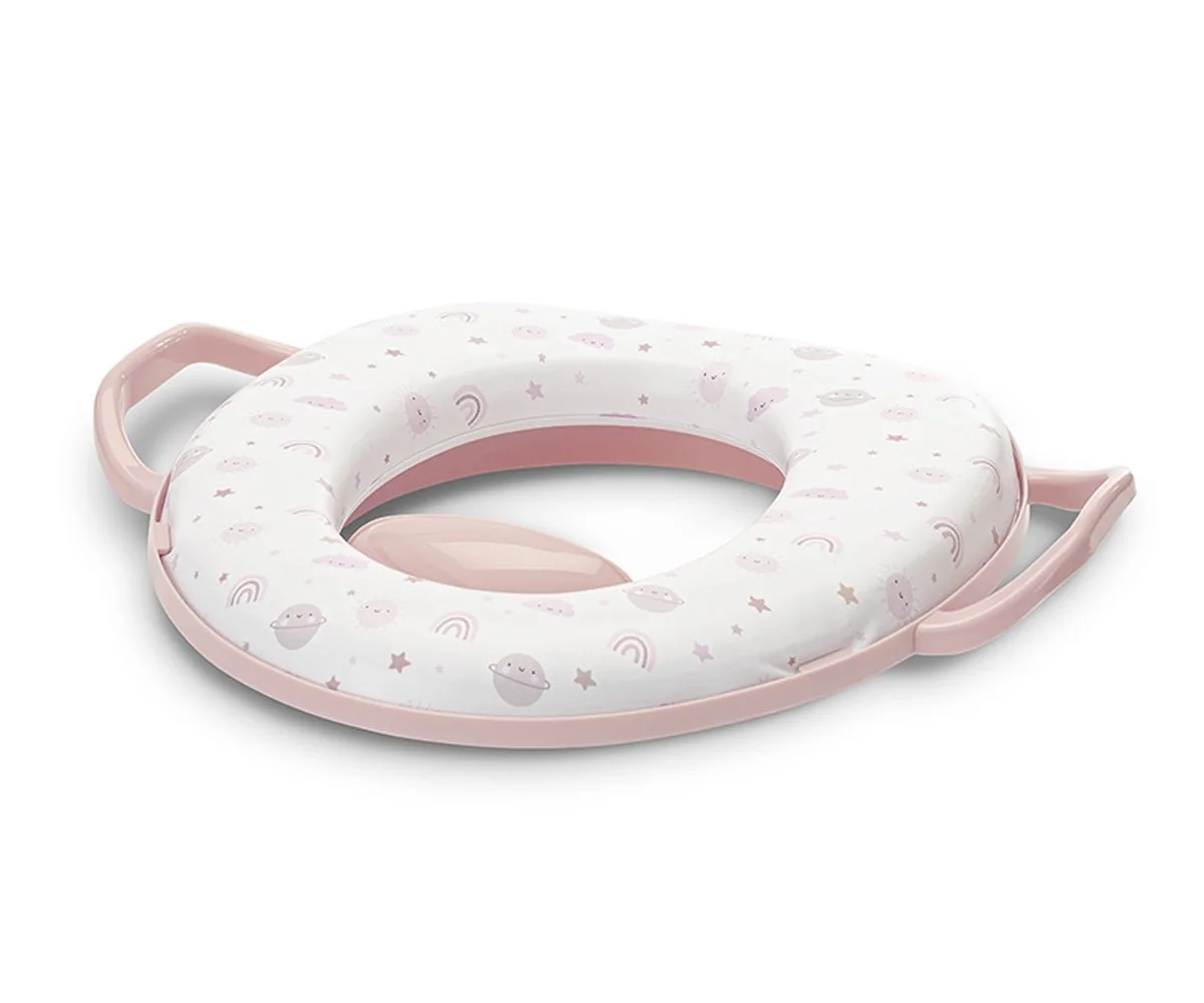 Lorelli Bath Мека приставка с дръжки Planets Pink