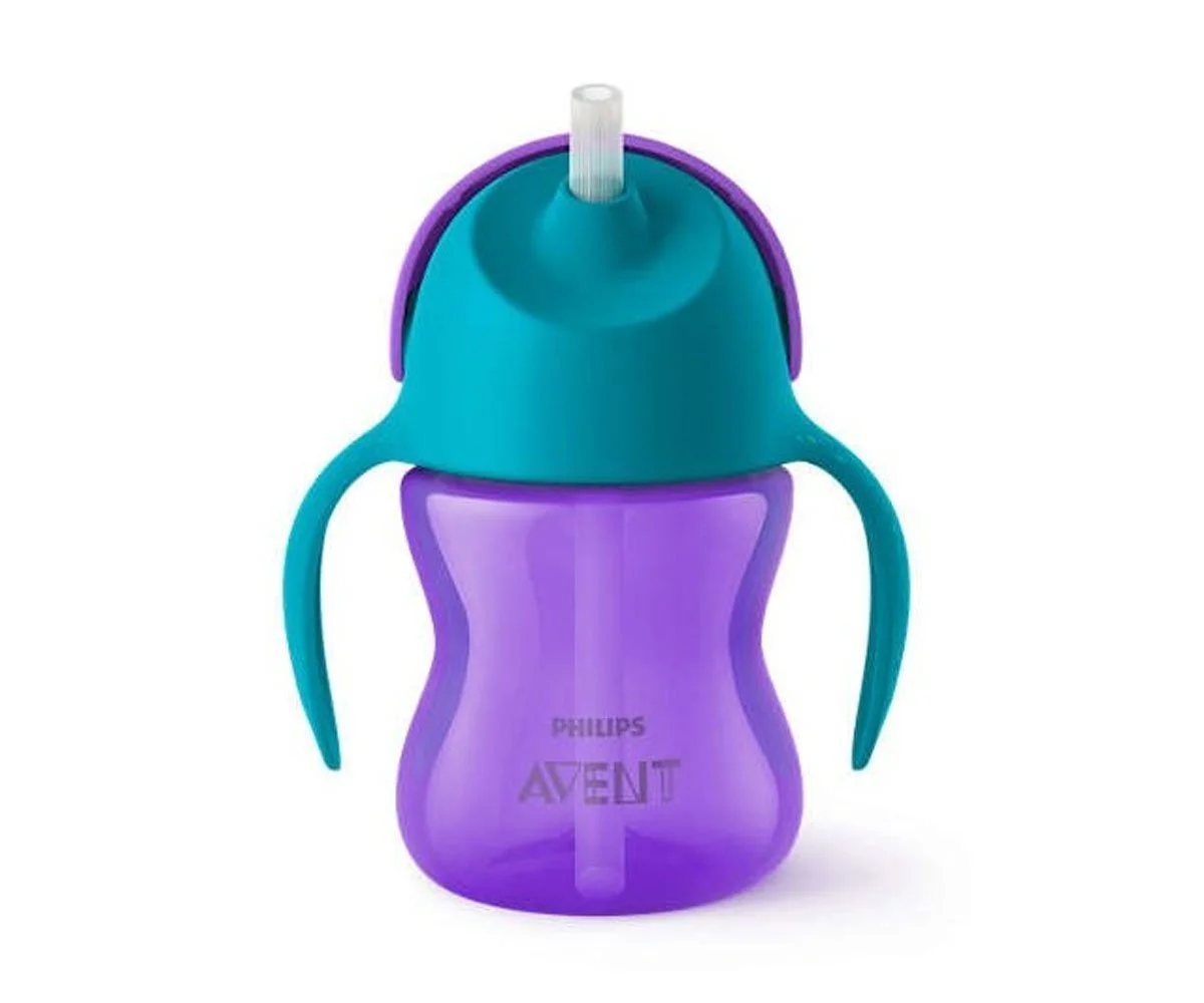Avent-Чаша със сламка 200мл 9м+ момиче