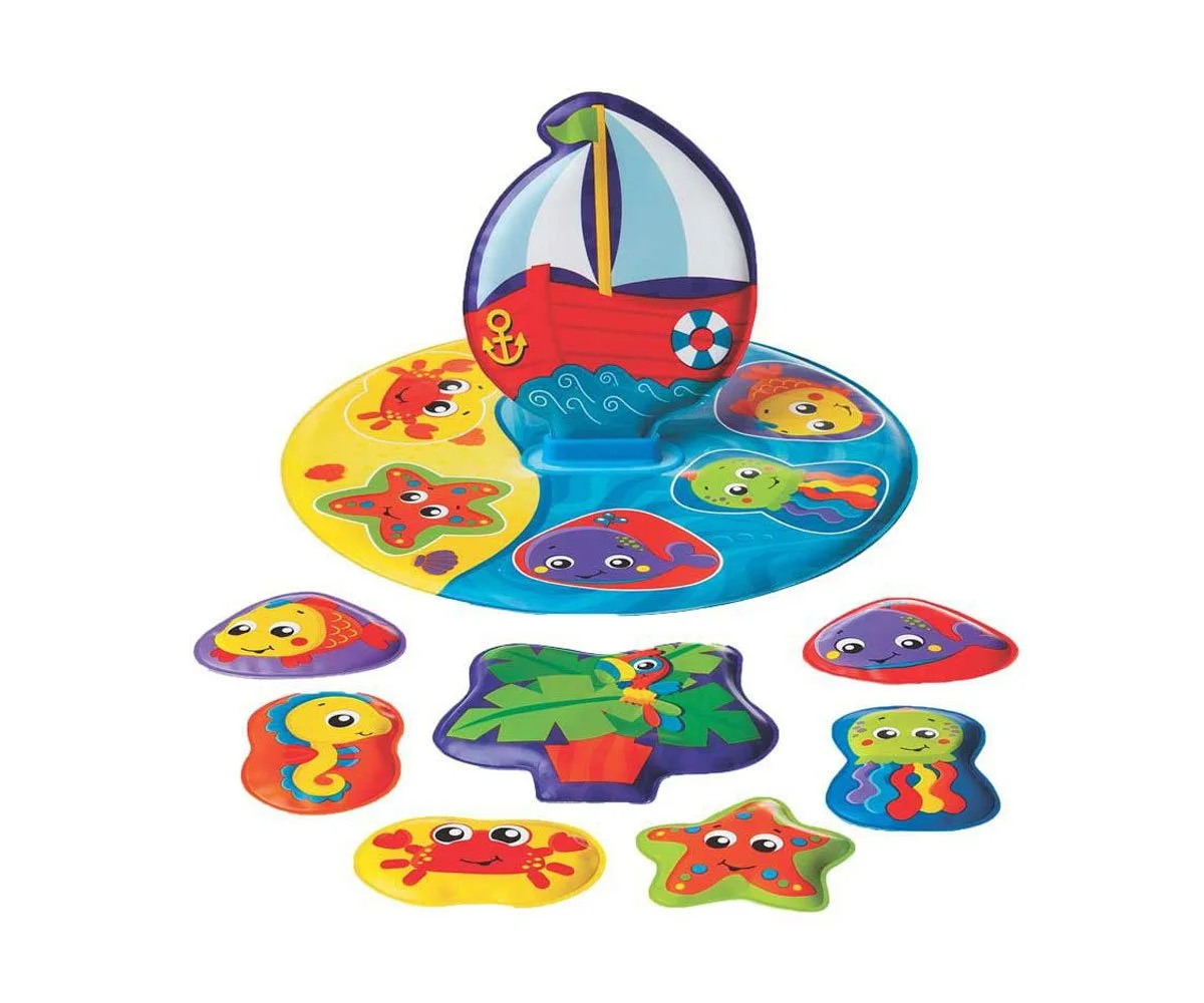 Playgro-Пъзел за баня платноходка 6m+floaty boat bath puzzle