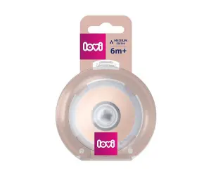 Lovi-Биберон за хранене силикон Mammafeel 6м+ MEDIUM