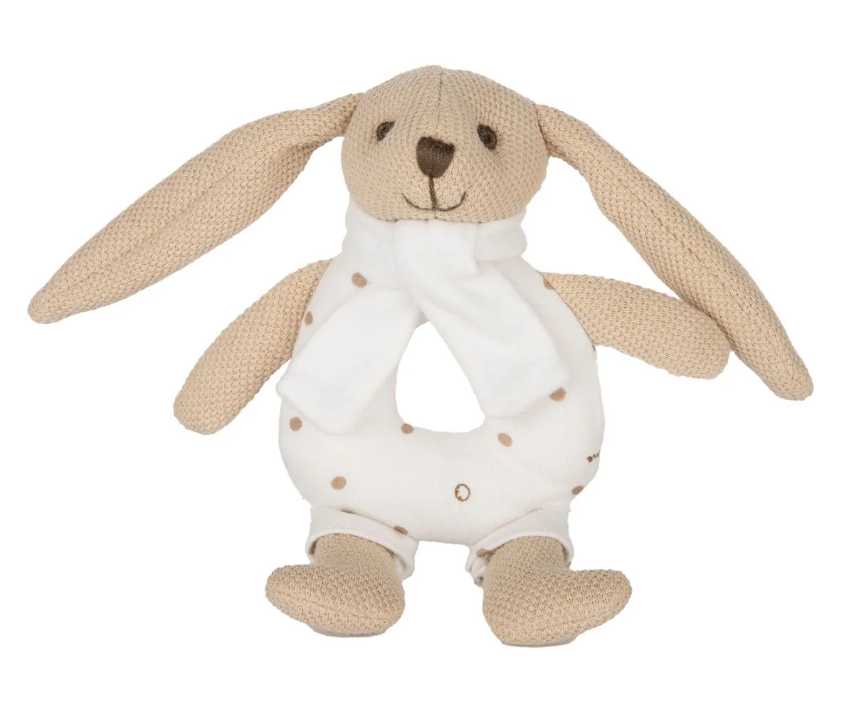 Canpol Toys-Дрънкалка мека Bunny бежова