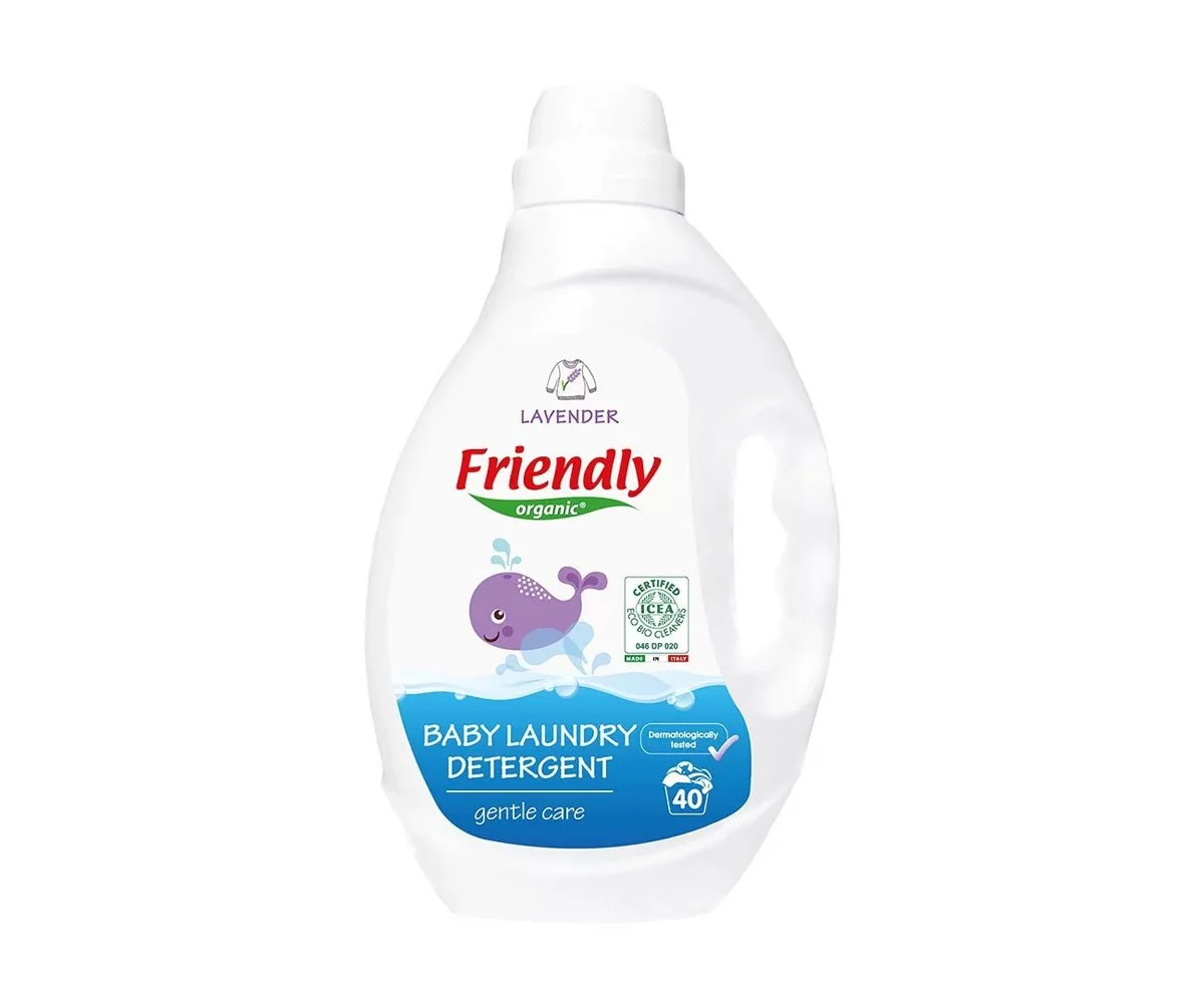 Friendly-Organic Препарат за пране на бебешки дрехи - Лавандула, 2л