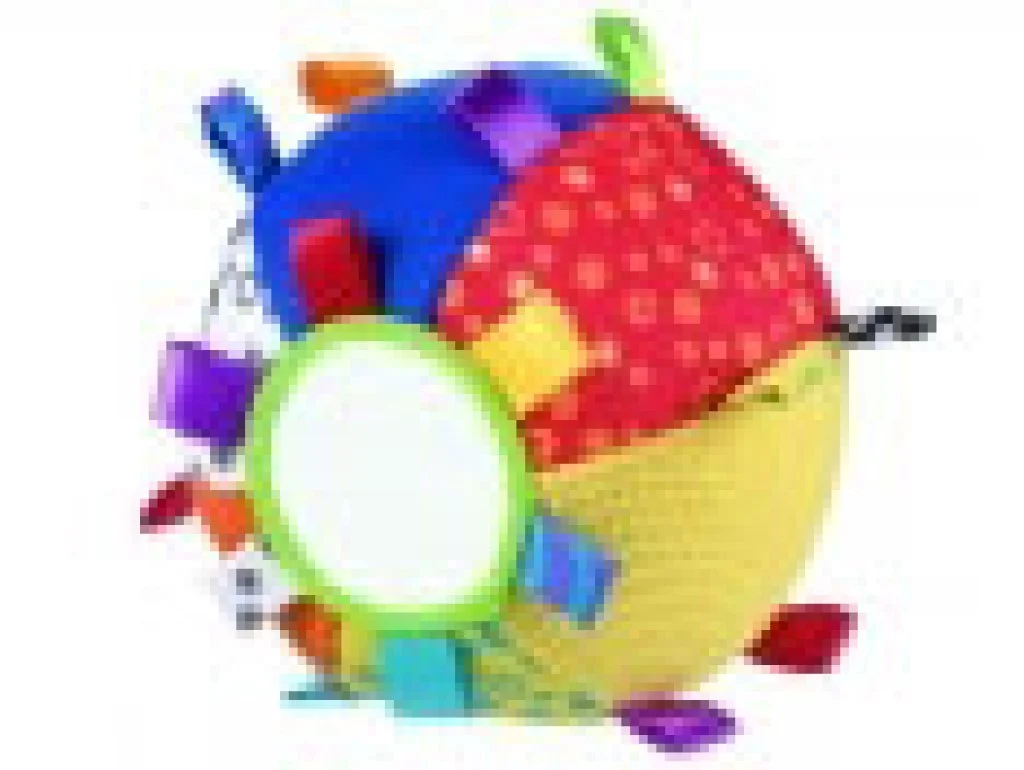 Playgro-Звъняща мека топка с етикет