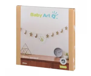 Baby Art-Златист гирлянд с отпечатък с боички