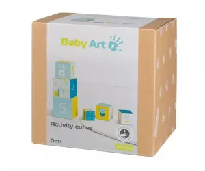 Baby Art-Активни кубчета за кула с отпечатъци с боички