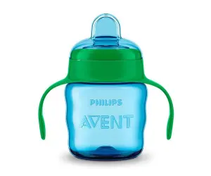 Avent-Чаша за лесен преход с дръжки 200мл зелена момче