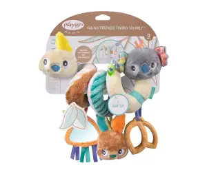 Playgro-Спирала за количка Twirly Whirly Fauna Friends 0м+