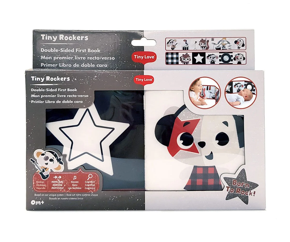 Tiny Love-Двустранна книжка-обиколник Tiny Rockers, 0м+