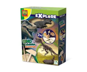 SES - Динозавър и скелет разкопки 2 в 1 – T-rex