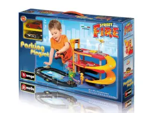 Bburago Street Fire - Паркинг с 2 броя коли 1:43