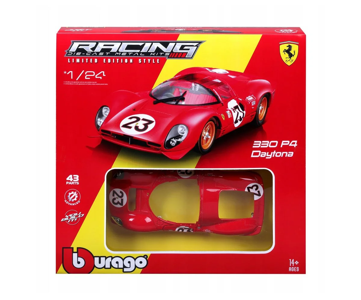 Bburago Ferrari - модел на кола 1:24 - 330 P4 Daytona (1967)