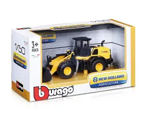 Bburago - модел на кола 1:50 - Строителна машина New Holland W170D