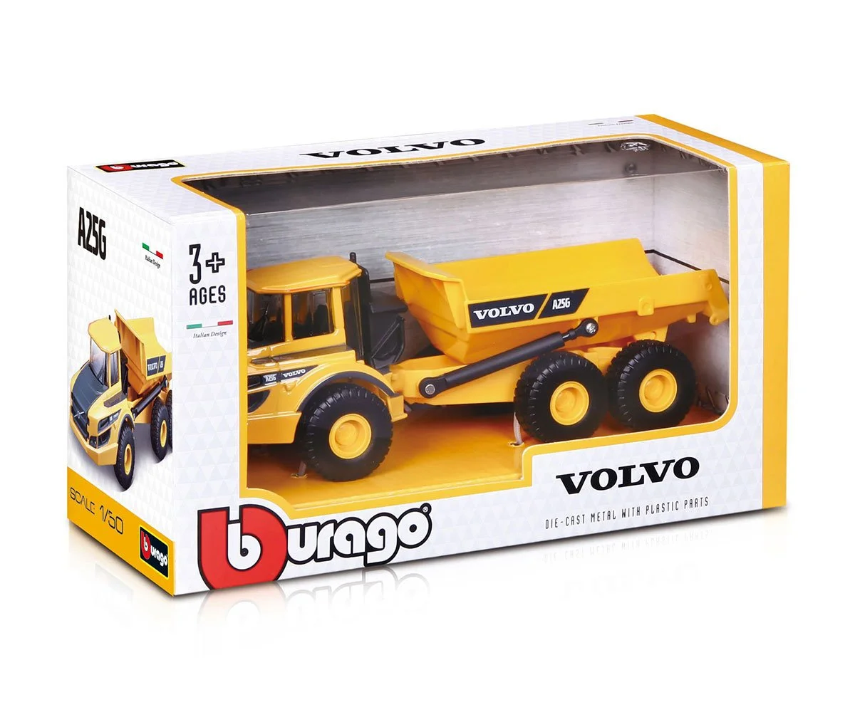 Bburago - модел на кола 1:50 - Строителна машина Volvo A25G
