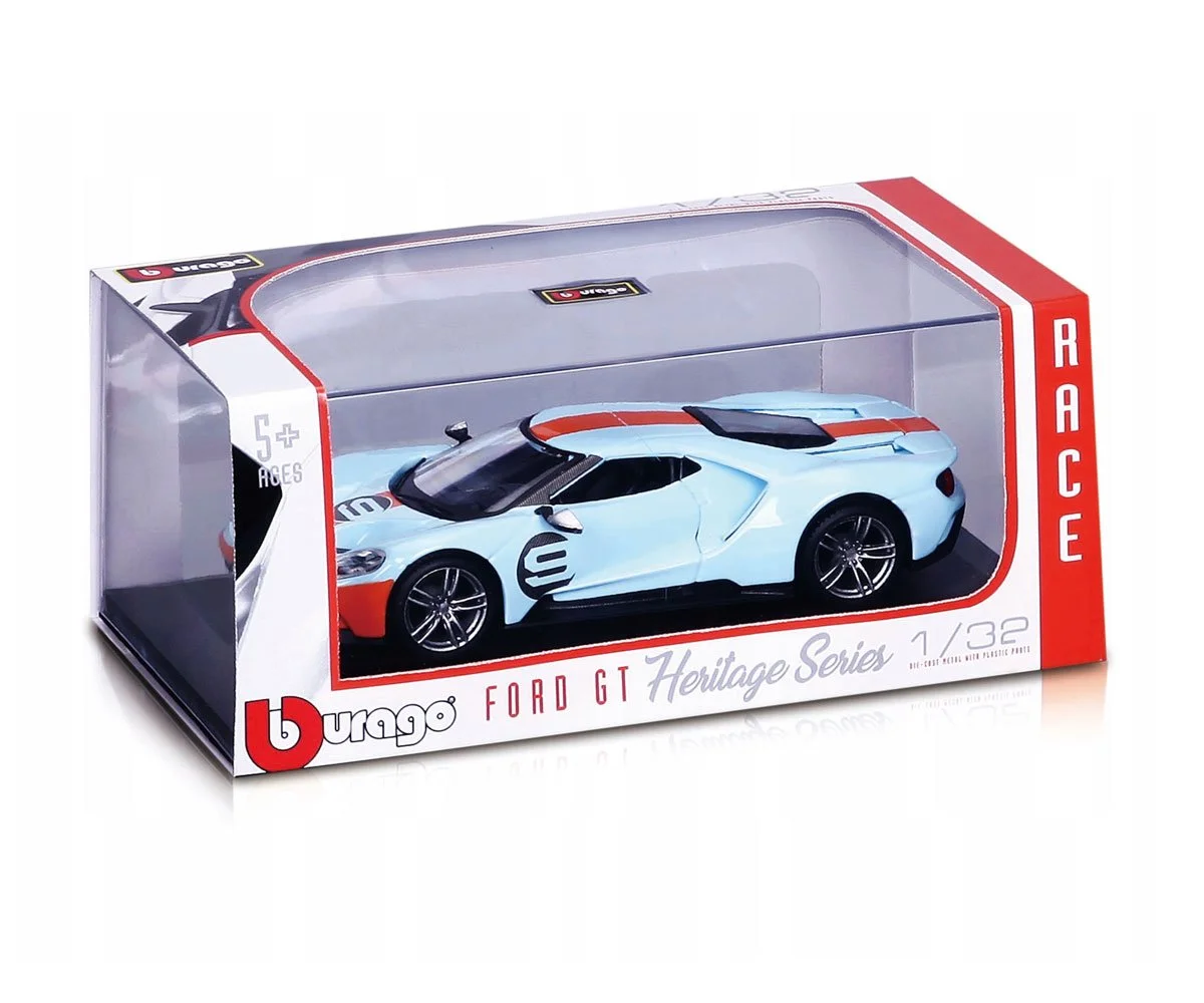 Bburago - модел на кола 1:32 - Race Ford GT Heritage