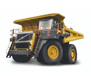 Bburago - модел на кола 1:60 - Volvo Mining Rigid Hauler R100E