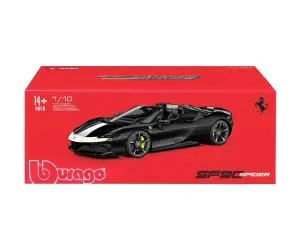 Bburago - модел на кола 1:18 - Ferrari Signature - SF90 Spider Assetto Fiorano
