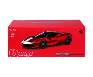 Bburago - модел на кола 1:18 - Ferrari Signature - SF90 Stradale Assetto Fiorano
