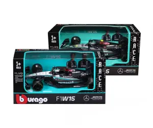 Bburago - модел на кола 1:43 - F1 Mercedes-AMG Petronas W15 2024