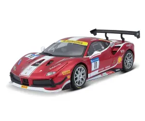 Bburago Ferrari - модел на кола 1:24 - Ferrari 488 Challenge, червено
