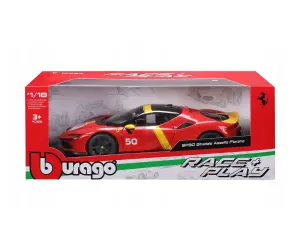 Bburago Ferrari - модел на кола 1:18 - SF90 Stradale Asseto Fiorano