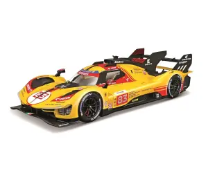 Bburago Ferrari - модел на кола 1:18 - 499P Yellow Deluxe
