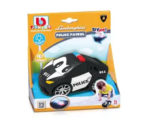 Bburago Junior - Пластмасова полицейска количка Lamborghini с батерии