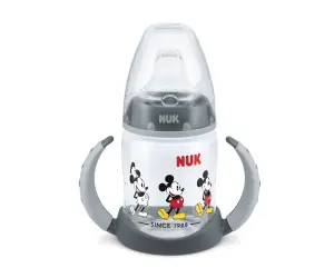 Nuk-Шише FC РР Termo Control 150мл със силиконов накрайник за сок Mickey grey+b