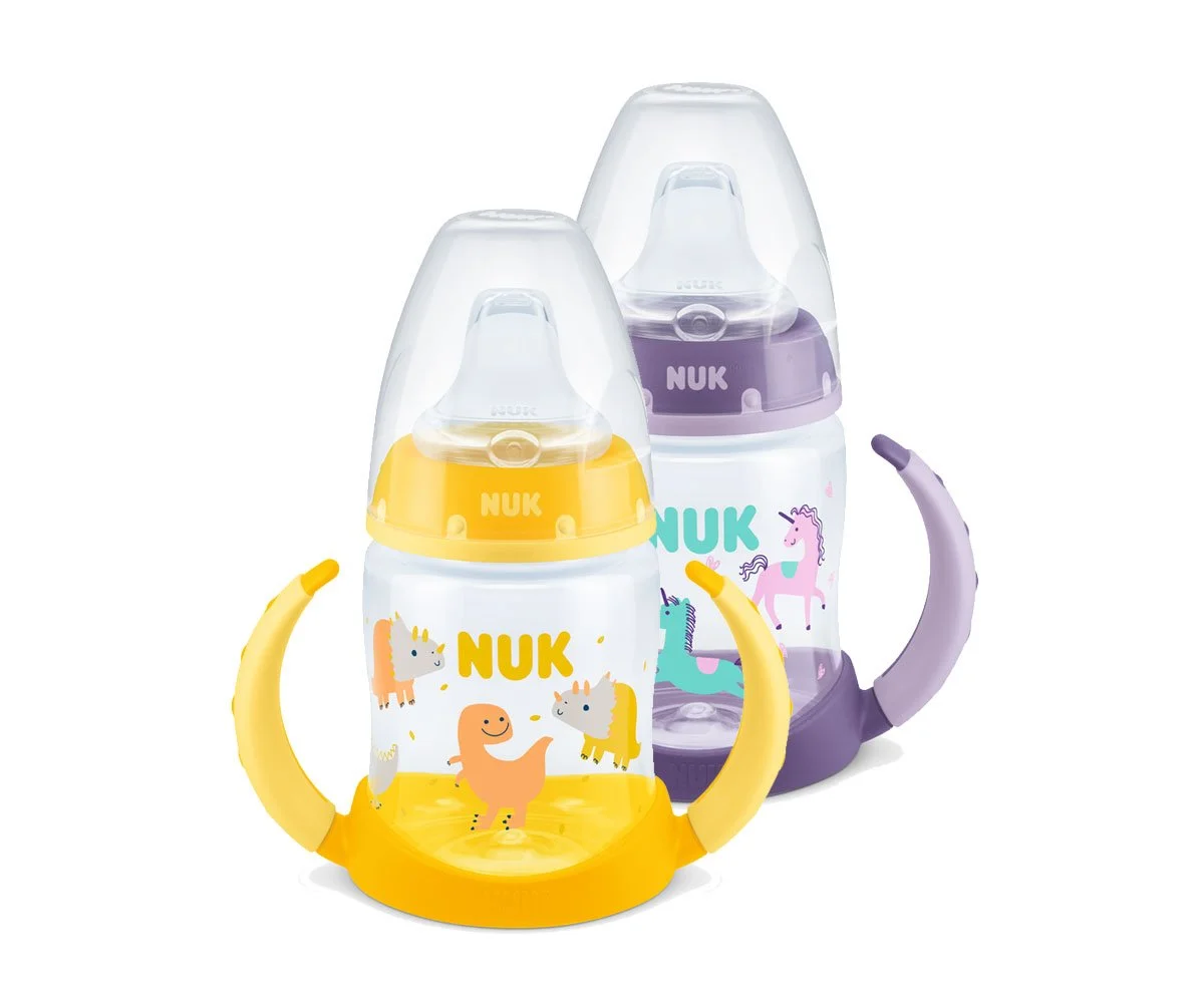 Nuk-Шише FC РР Termo Control 150мл със силиконов накрайник за сок +кутийка