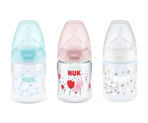 Nuk-Шише FC PP Temperature Control 150мл силикон микс + кутийка