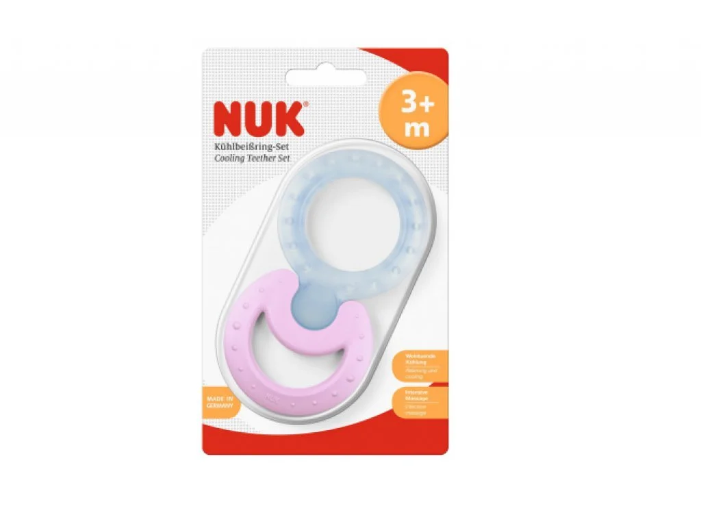 Nuk-Чесалка за зъби-студена с 1 ринг