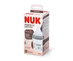 Nuk PM ШИШЕ РР 150мл сил.биб.S, Клонче