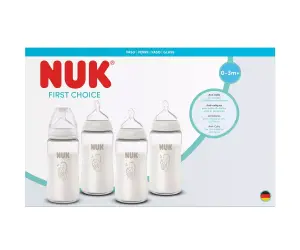 Nuk-FC Сет Perfect Start стъклени шишета - 4 части