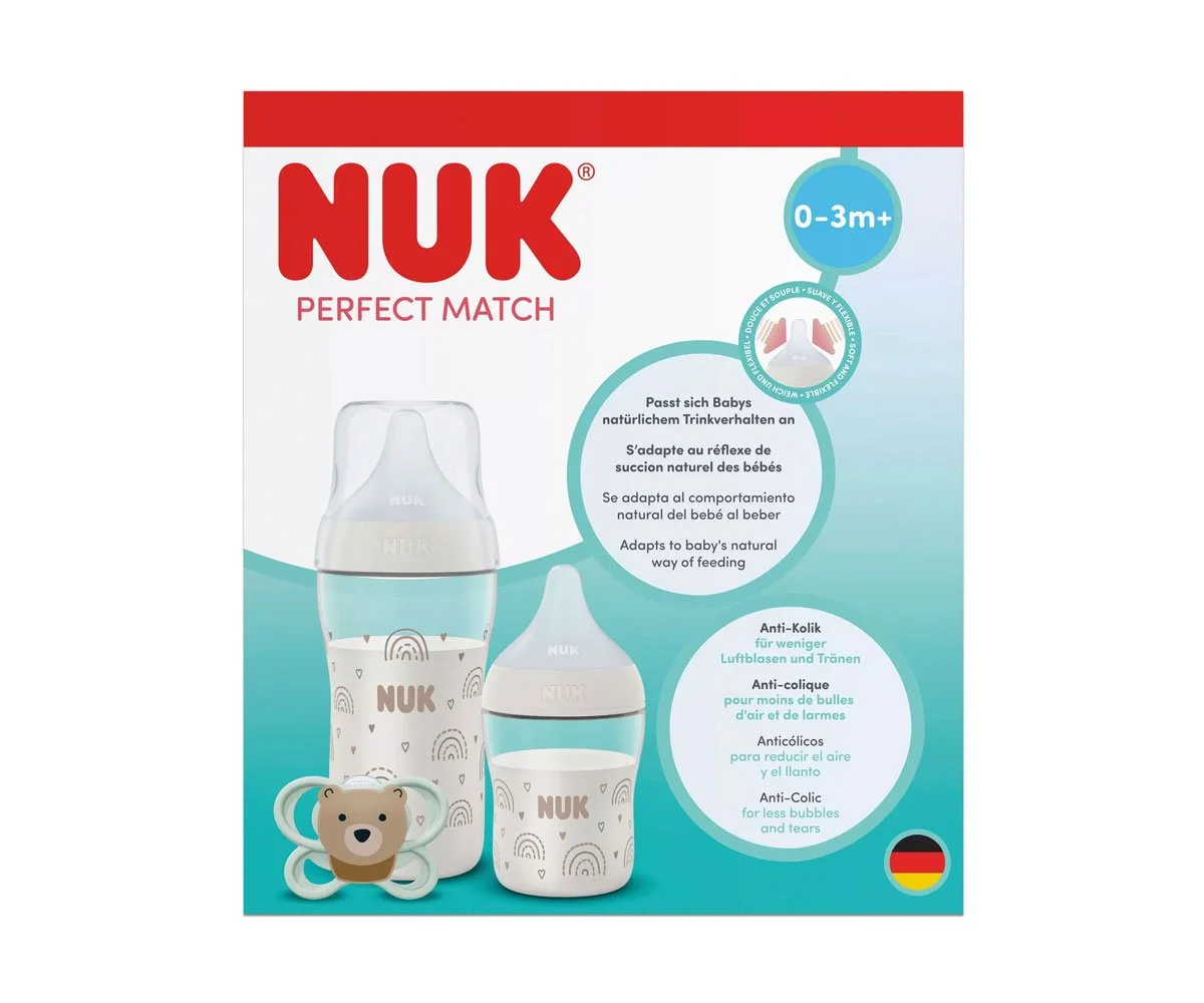 Nuk-PM Сет TC 3 части подаръчен, Дъга