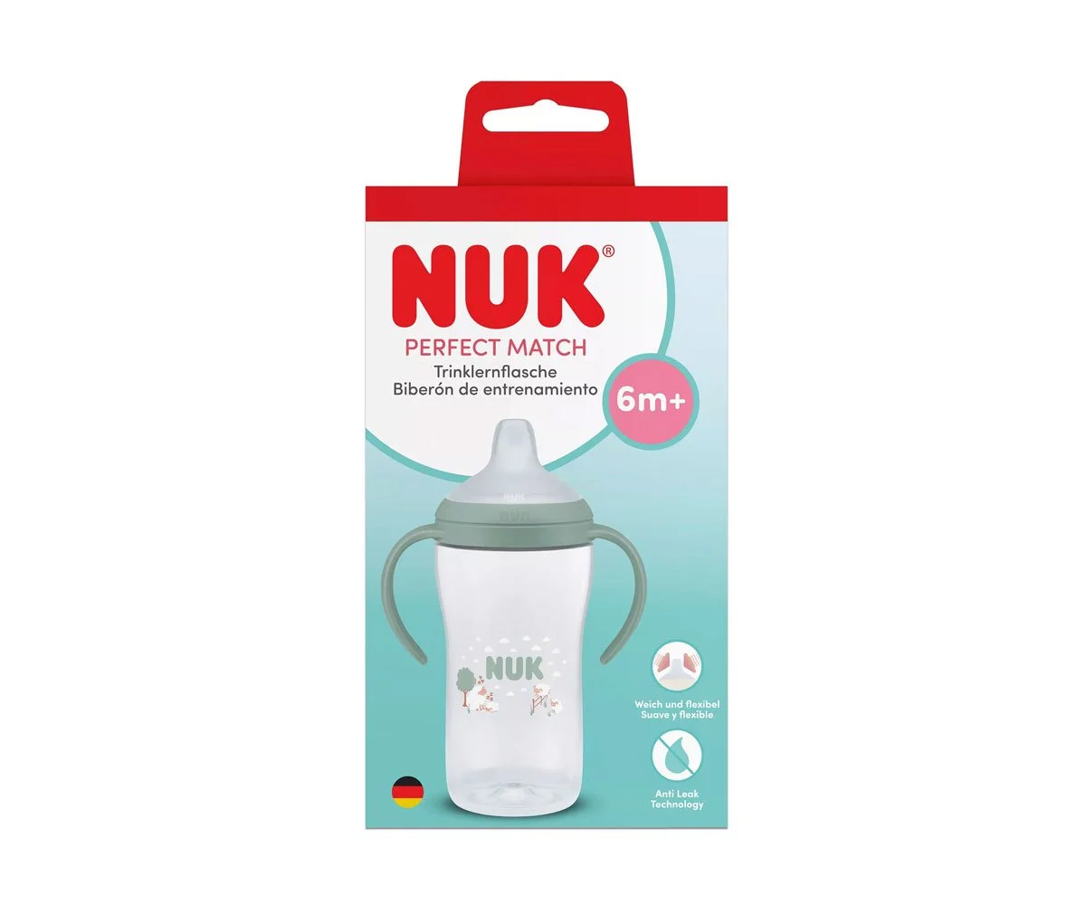 Nuk-PM Шише сок 6+ 260мл Овца, зелено