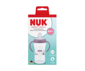 Nuk-PM Шише сок 6+ 260мл Хипо, лилаво