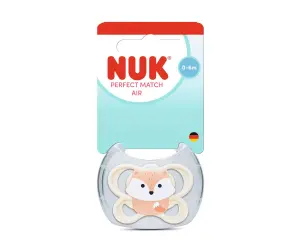 Nuk-Биб.залъг. PM 1бр 0-6м AIR Лисица