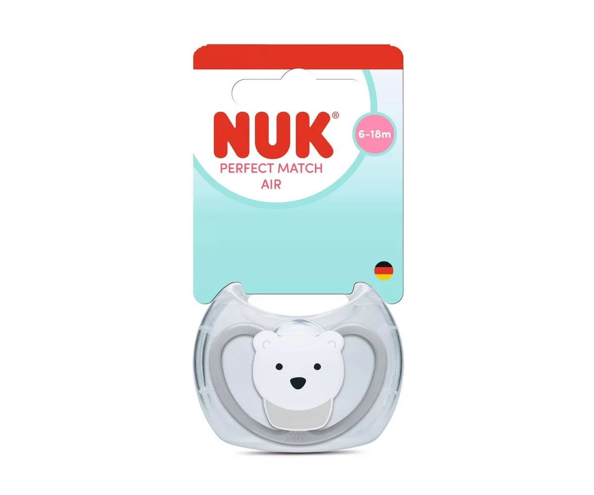 Nuk-Биб.залъг. PM 1бр 6-18м AIR Полярна мечка
