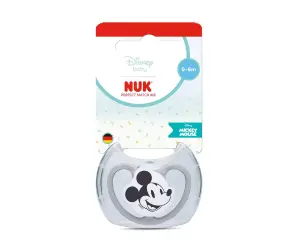 Nuk-Биб.залъг. PM 1бр 0-6м AIR Мики, сив