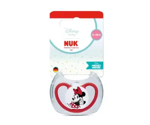 Nuk-Биб.залъг. PM 1бр 6-18м AIR Мики, червен