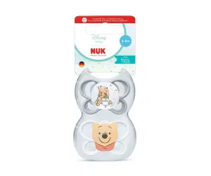 Nuk-Биб.залъг. PM 2бр 0-6м AIR Мечо Пух