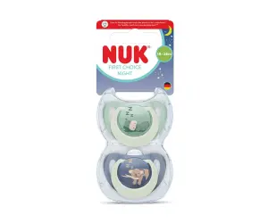Nuk-Биб.залъг. FC 2бр 18+м Night Хипо/Коала, момче