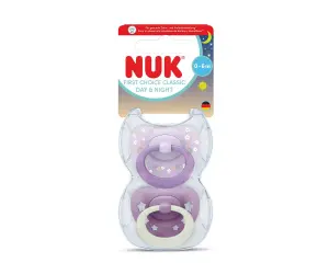 Nuk-Биб.залъг. FC 2бр 0-6м D&N, момиче