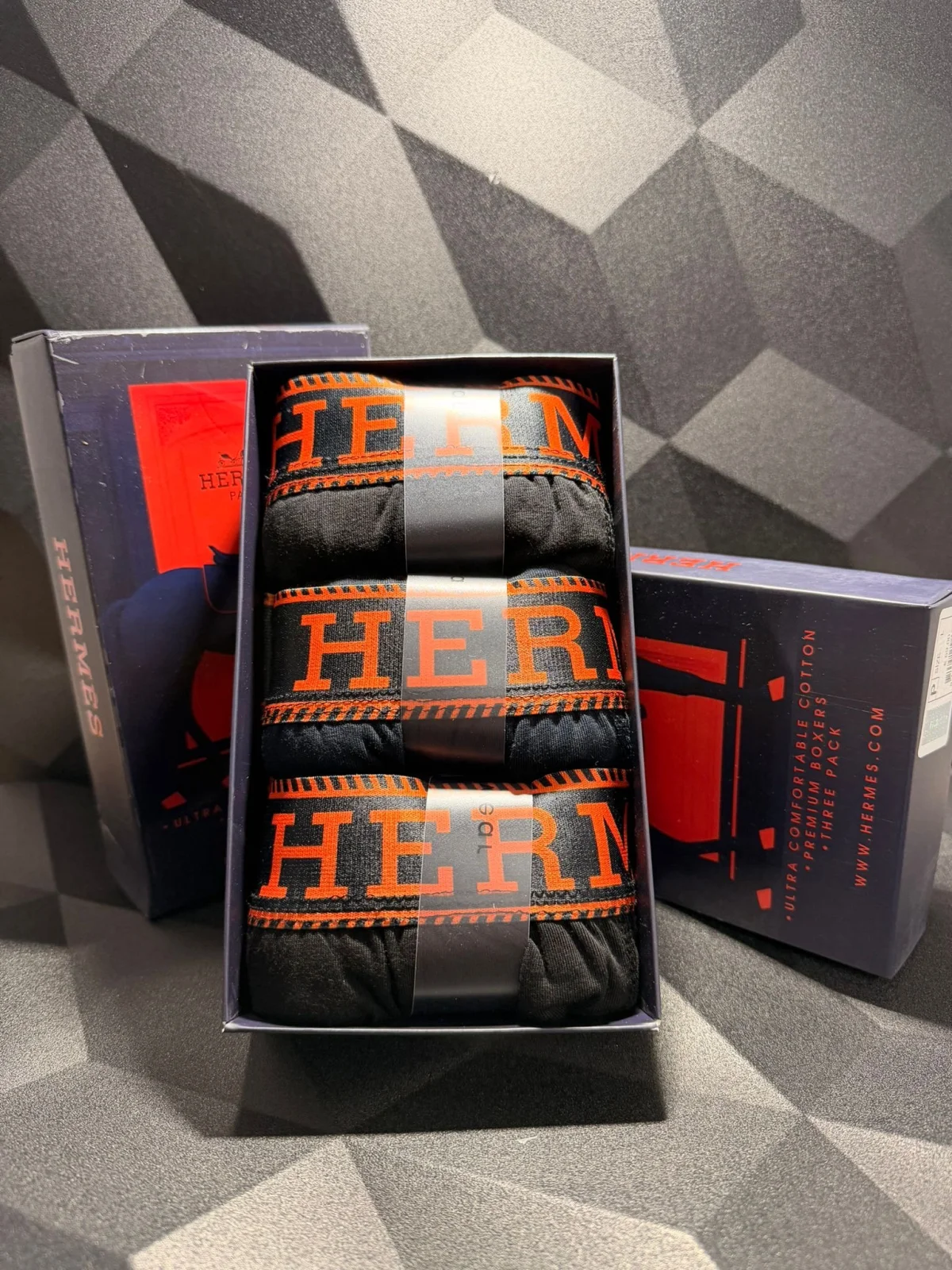 Hermes Мъжки Боксерки x3