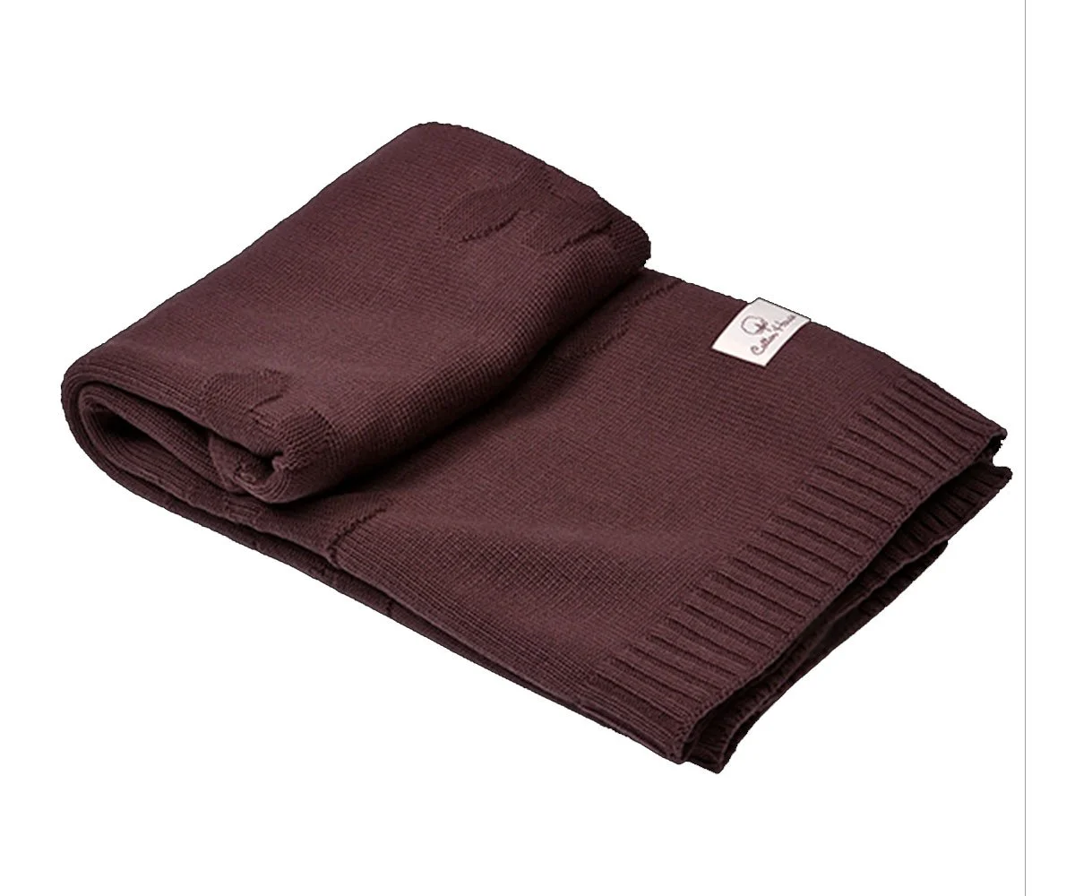 Бебешко одеяло Cotton House, Brown Teddy