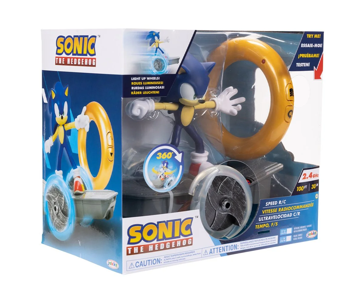 Jakks Pacific - Соник - Соник с радиоуправляем спийдър