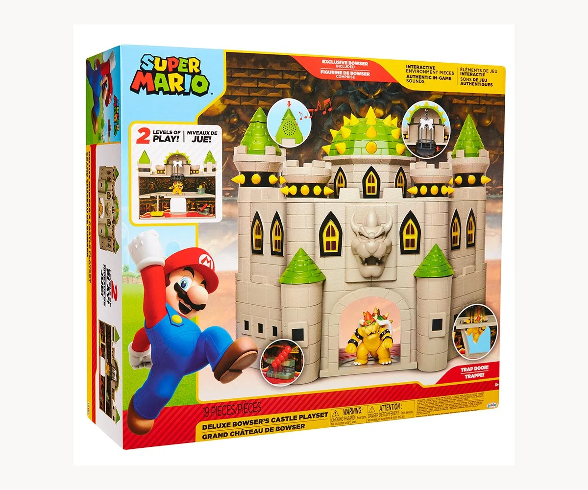 Супер Марио - Игрален коплмект с Bowser Castle