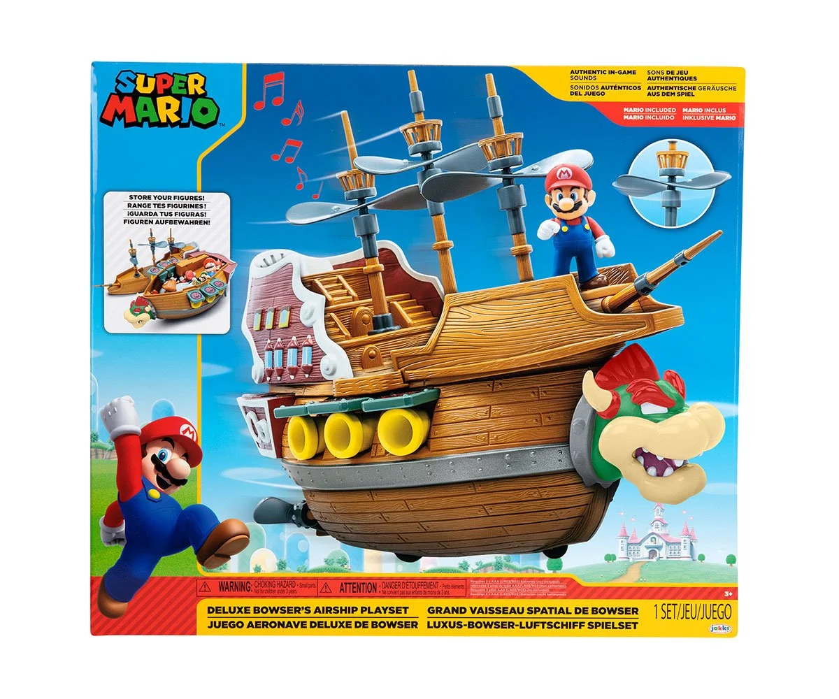 Jakks Pacific - Супер Марио - Игрален комплект кораб