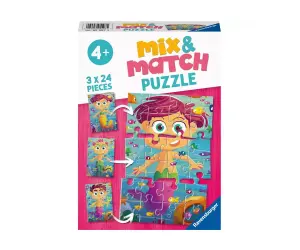 Ravensburger - Пъзел 3x24 ел. - Русалки и морски чудовища