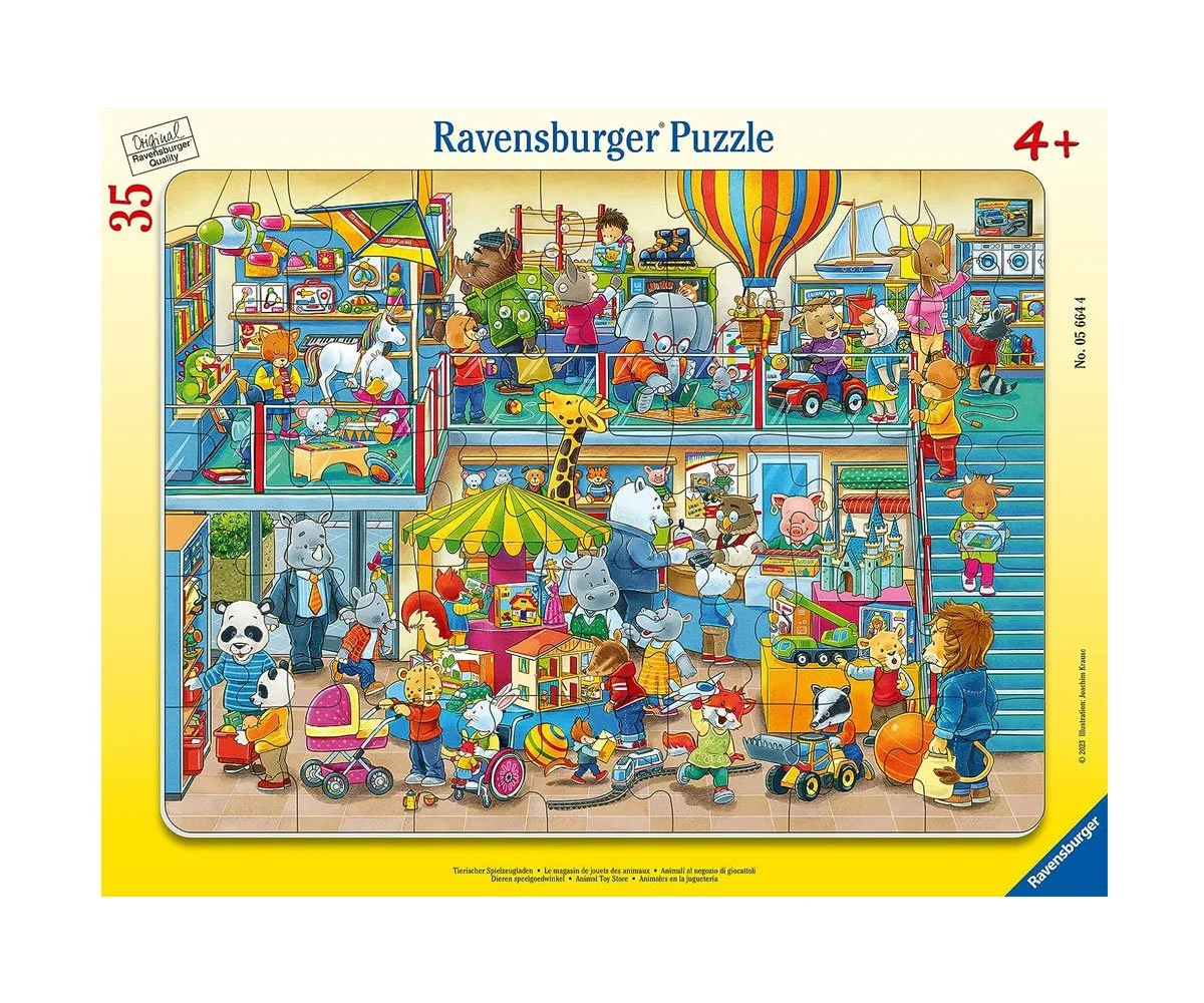 Ravensburger - Пъзел 35 ел. - Магазин за играчки за животни